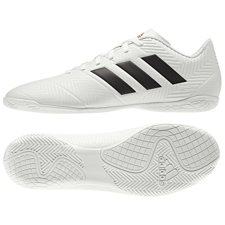 Sisäkengät adidas Nemeziz 18.4 In M D97996 valkoinen valkoinen