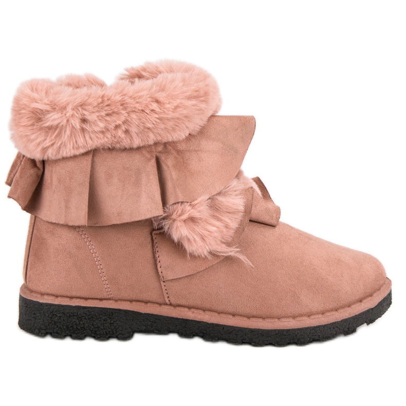 Seastar Jauhesaappaat, joissa on röyhelöitä vaaleanpunainen