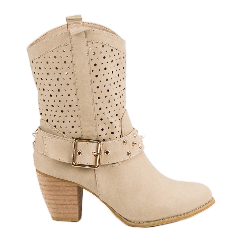 Mazzoni Avoimet saappaat ruskea