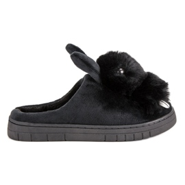 Lämpimät tossut musta