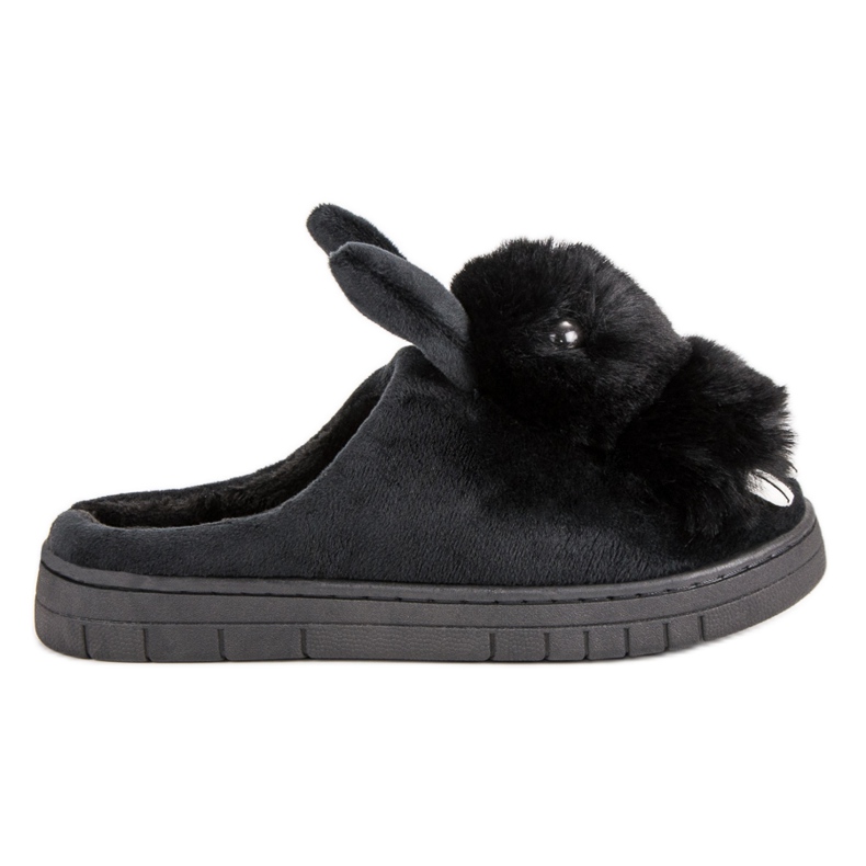 Lämpimät tossut musta