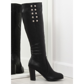 Mustat korkokengät 7330-PA Musta