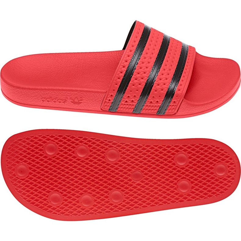 Adidas Originals Adilette Slides U CQ3098 musta punainen