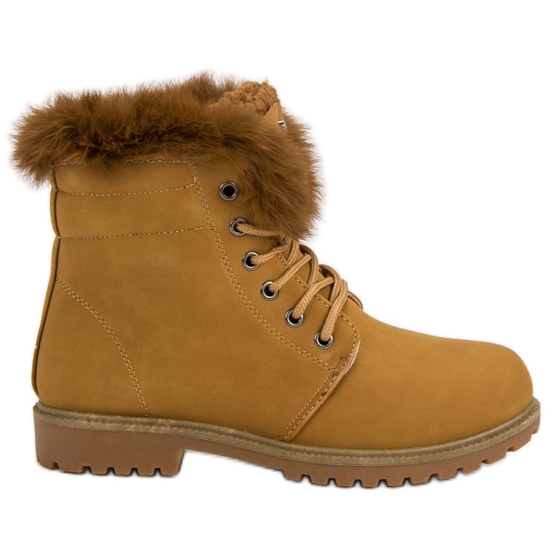 Queentina Kamelinetsijät turkiksella ruskea