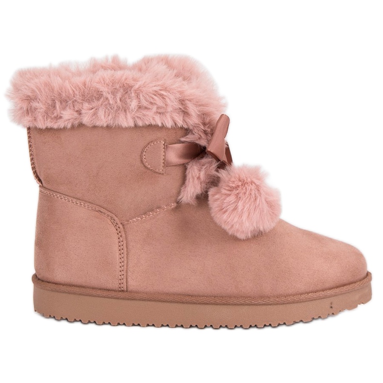 Muodikas jauhe Mukluki vaaleanpunainen