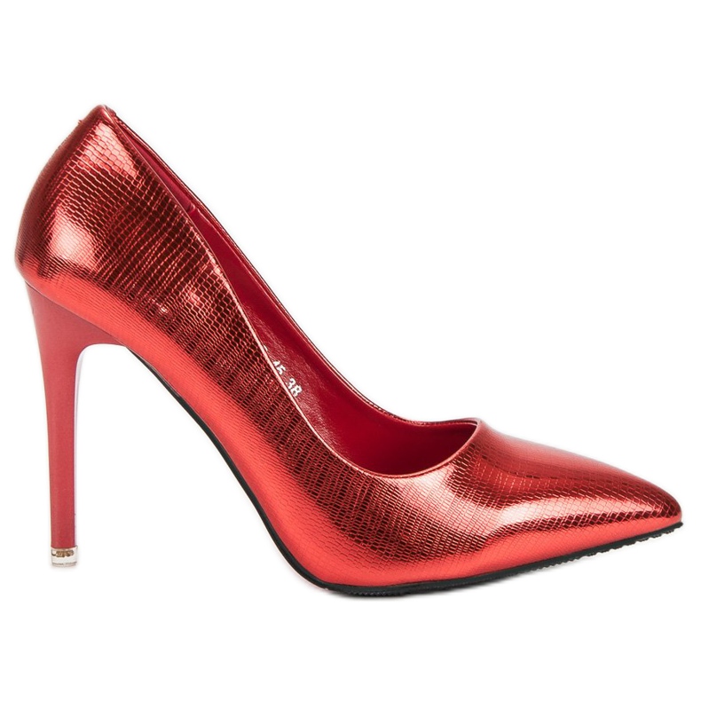 Lakatut punaiset nastat punainen