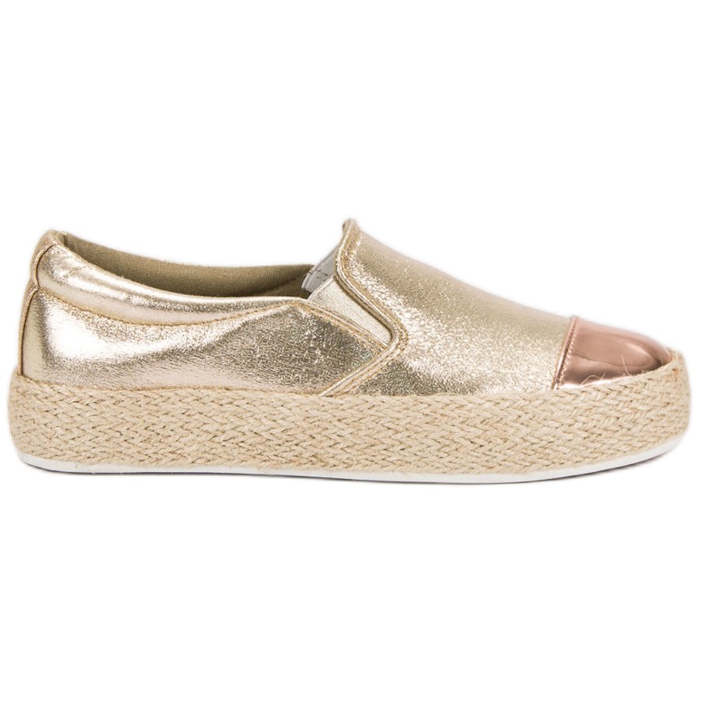 Muodikkaat kultaiset lenkkarit kultainen