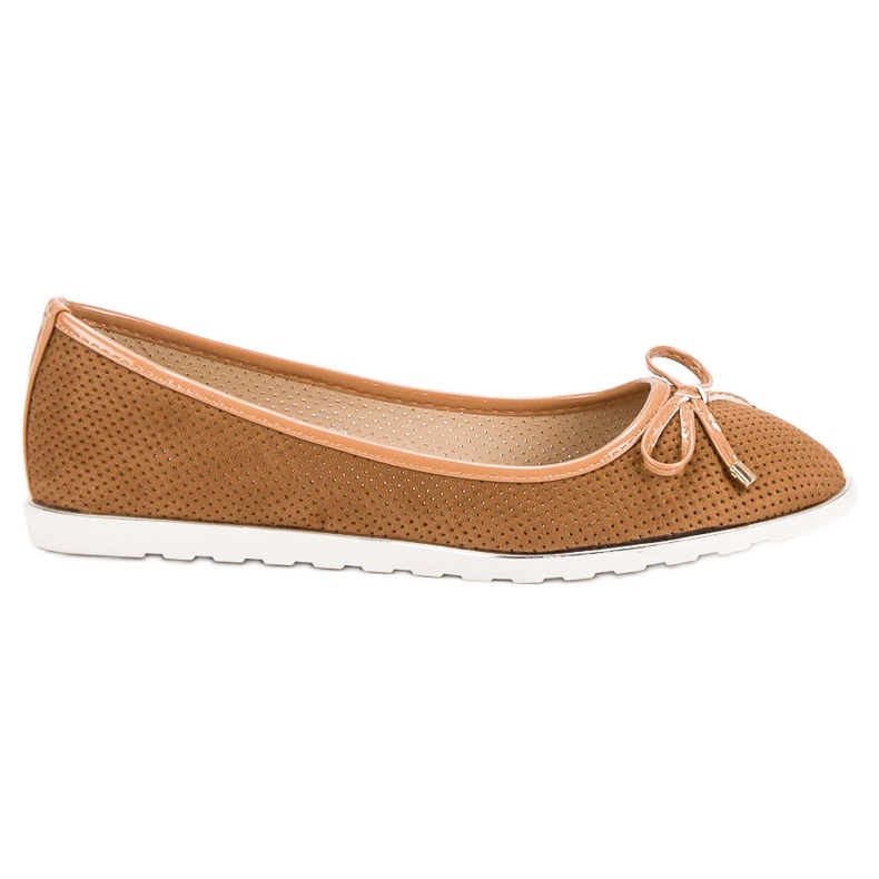 Small Swan Kamelin ballerinat ruskea