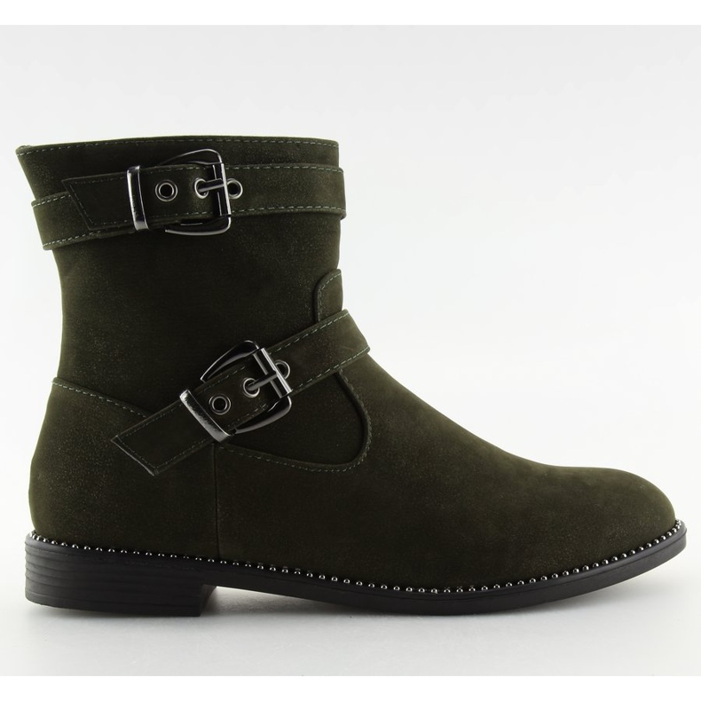 Litteät vihreät kengät MB188-266 Vihreä