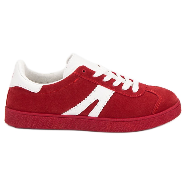 Mokkanahkaiset mckeylor -lenkkarit punainen