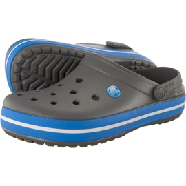 Crocs Crocband Charcoal Ocean harmaa