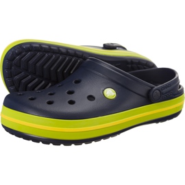 Crocs Crocband Navy Volt Vihreä Sitruuna
