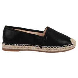 Small Swan Klassiset mustat espadrillit