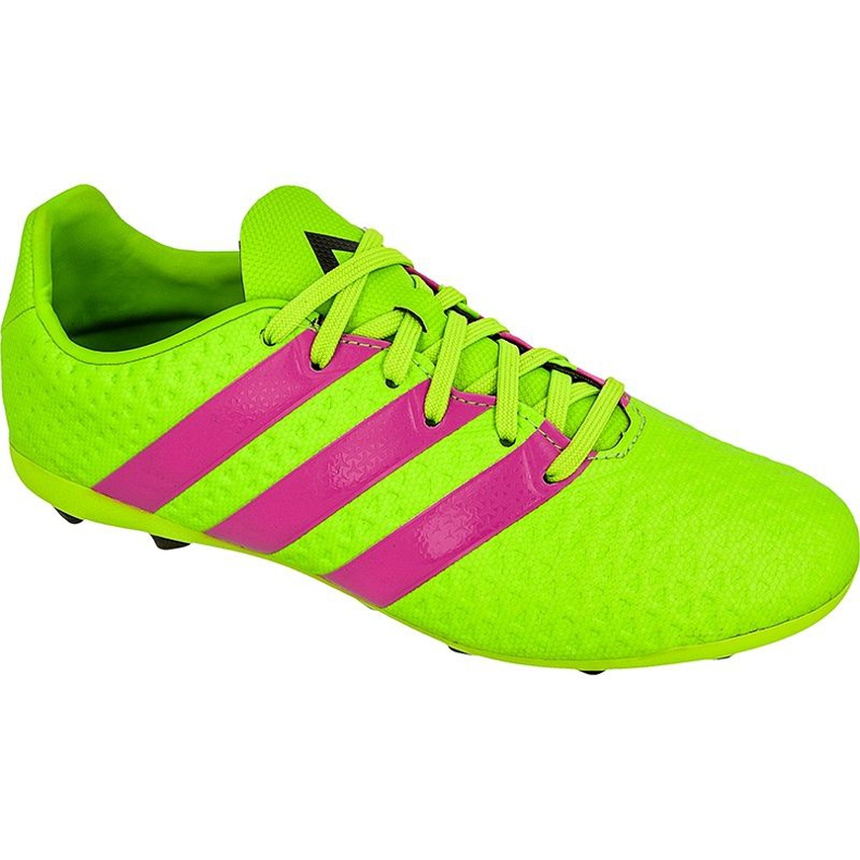 Adidas Ace 16.4 FxG Jr AF5034 jalkapallokengät vihreä vihreä