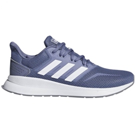Juoksukengät adidas Runfalcon W F36217 sininen