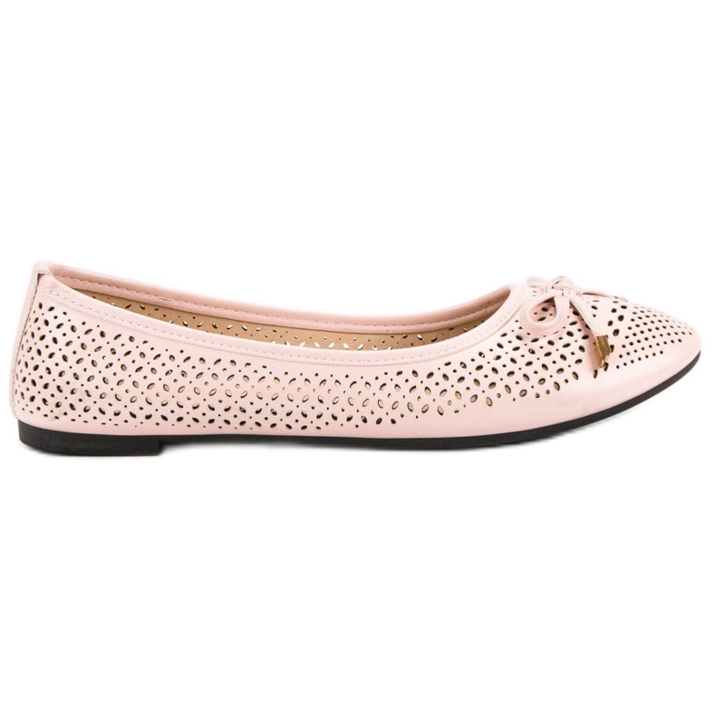 Avoimet ballerinat vaaleanpunainen