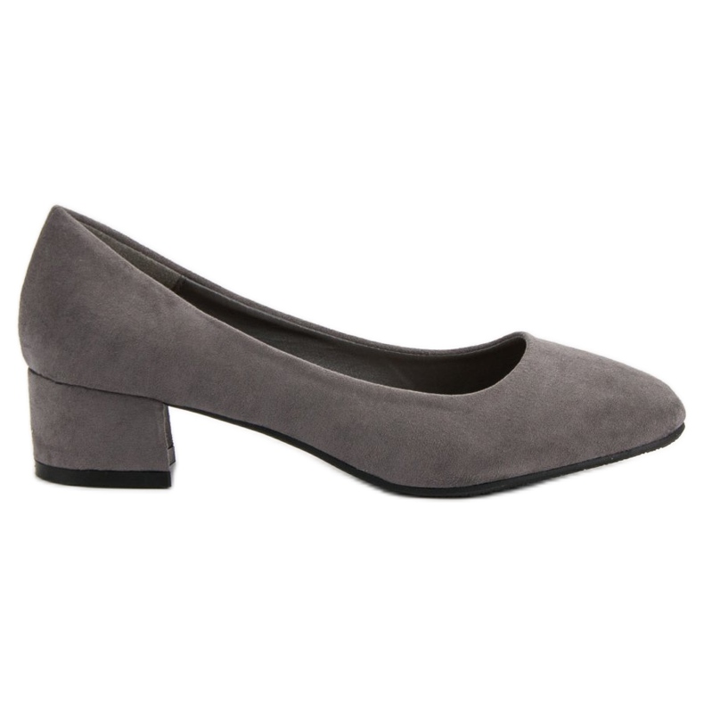 Queentina Flat Heel Pumput harmaa