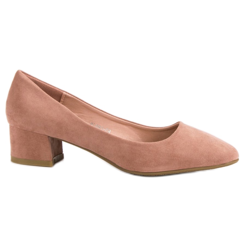 Queentina Flat Heel Pumput vaaleanpunainen
