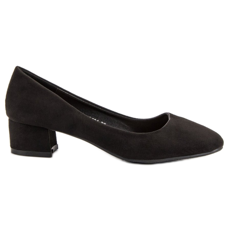 Queentina Flat Heel Pumput musta