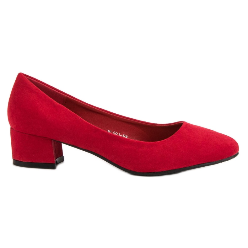 Queentina Flat Heel Pumput punainen
