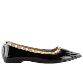 Mustat ballerinat 127-16 Musta