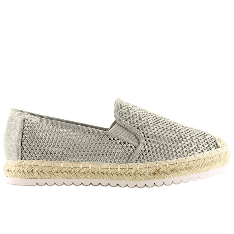 Harmaat espadrillit naisille 6602 Harmaa