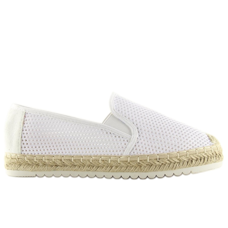 Valkoiset espadrillit naisille 6602 Valkoinen