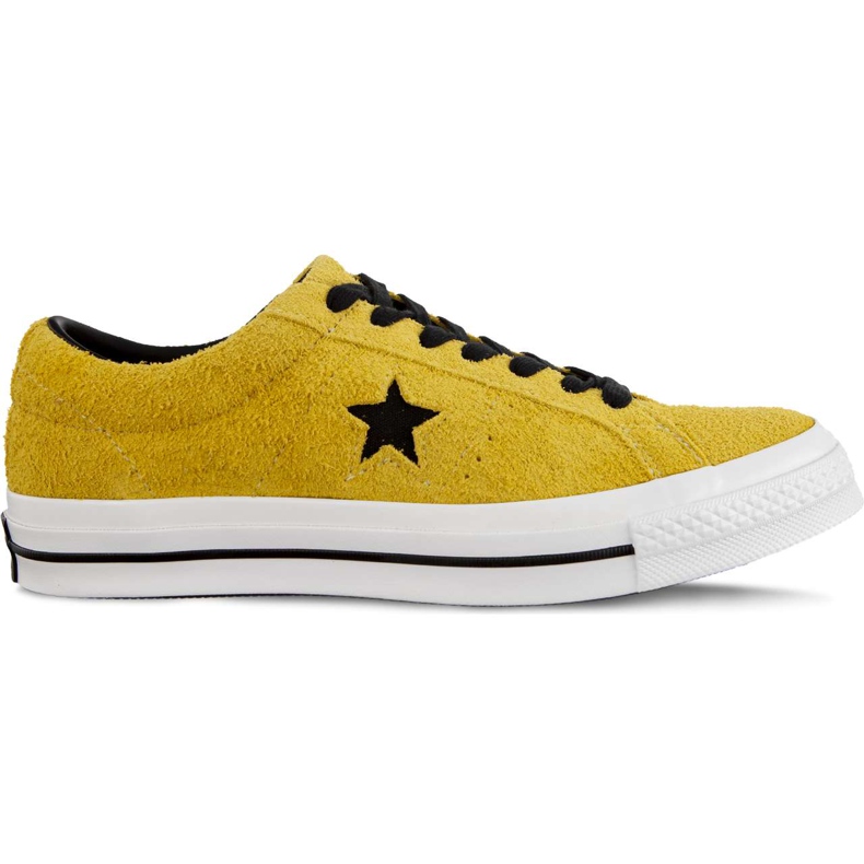 Converse Yksi tähti Tumma Tähti C163245 Lihavoitu Citron Musta Valkoinen keltainen