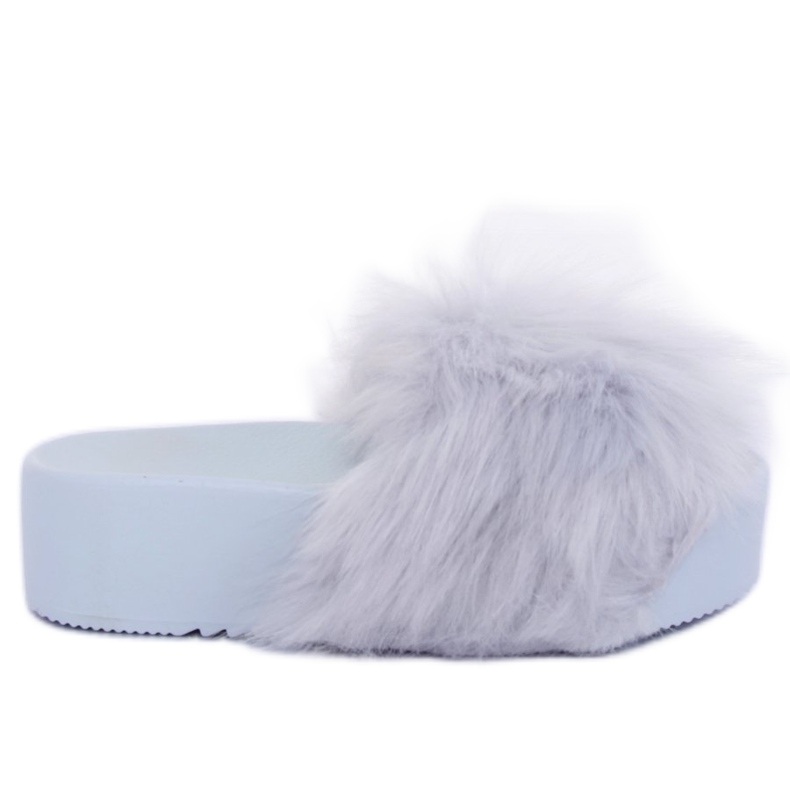 Harmaa CK77P Harmaat tohvelit turkista