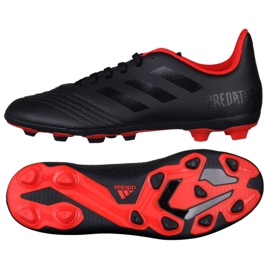 Adidas Predator 19.4 FxG Jr G26980 jalkapallokengät musta musta