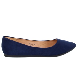 Ballerinat mantelin tummansiniset varpaat WD39P Navy tummansininen