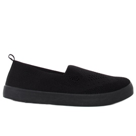 Mustat harjatut lenkkarit JX63P Musta