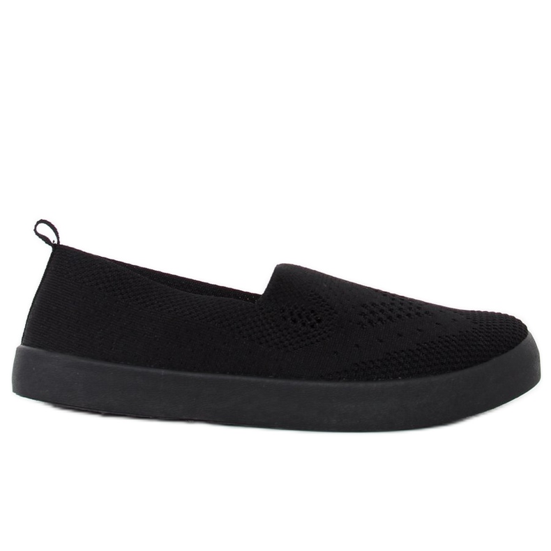 Mustat harjatut lenkkarit JX63P Musta