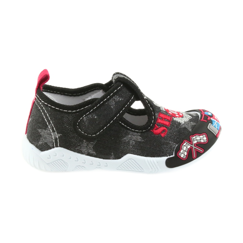 American Club mustat lasten lenkkarit tarranauhalla 26/19 harmaa punainen