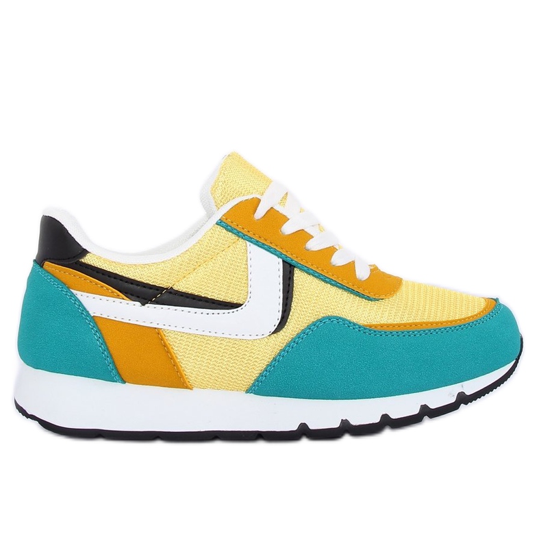 Keltainen-turkoosi CB-02 Keltaiset urheilukengät sininen