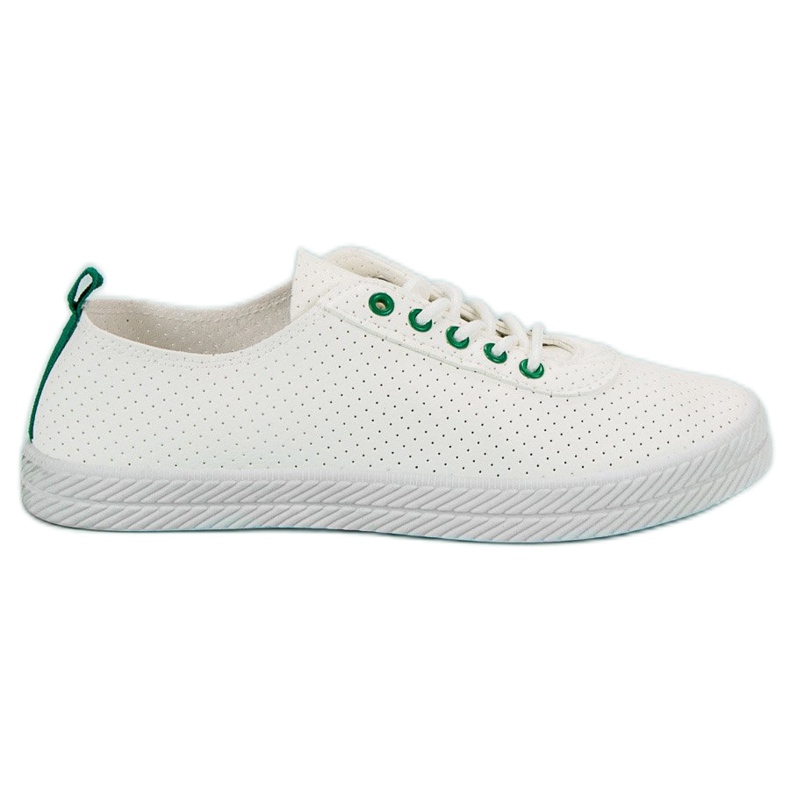 Kylie Avoimet sidotut lenkkarit valkoinen