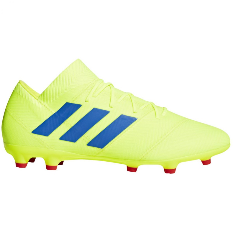 Adidas Nemeziz 18.2 Fg M BB9431 jalkapallokengät keltainen keltainen