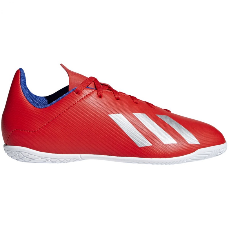Sisäkengät adidas X 18.4 In Jr BB9410 monivärinen punainen