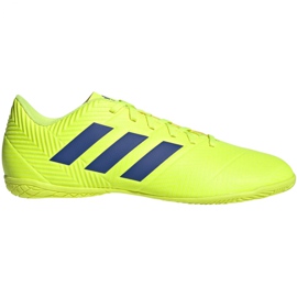 Sisäkengät adidas Nemeziz 18.4 In M BB9469 keltainen keltainen