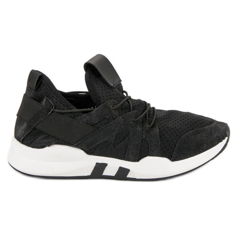 Muodikkaat urheilukengät musta