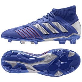Adidas Predator 19.1 Fg Jr CM8530 jalkapallokengät sininen sininen