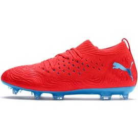 Puma Future 19.2 Netfit Fg Ag M 105536 01 jalkapallokengät monivärinen punainen
