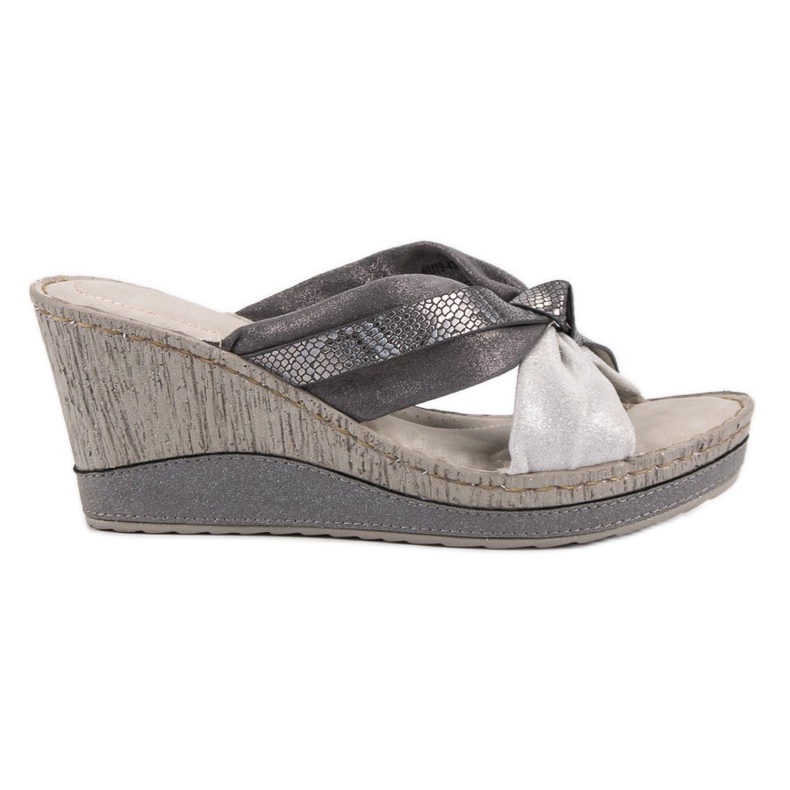 VINCEZA Wedge -sandaalit harmaa