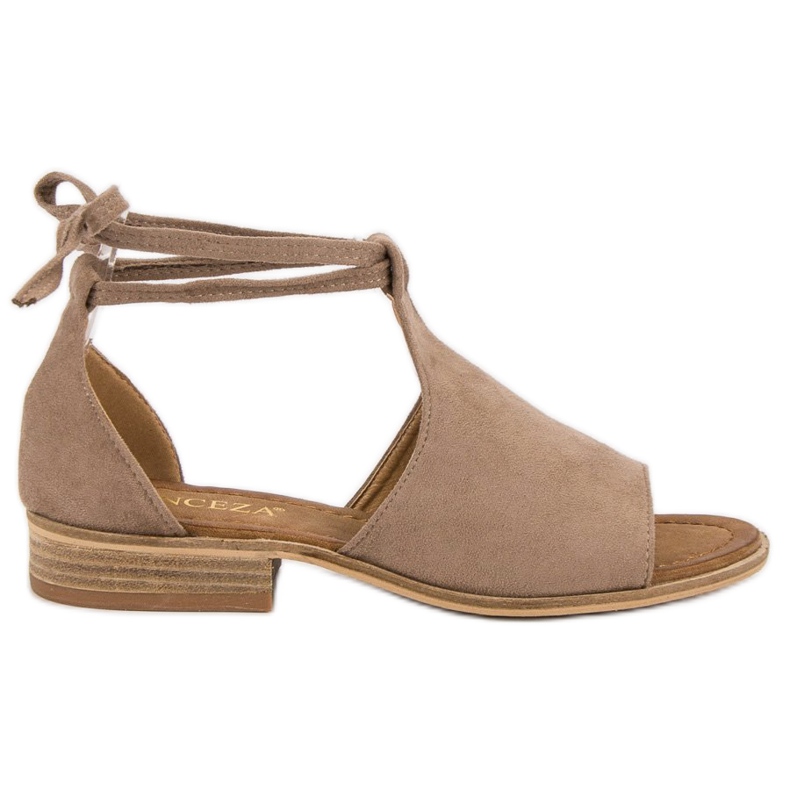 VINCEZA beige sandaalit