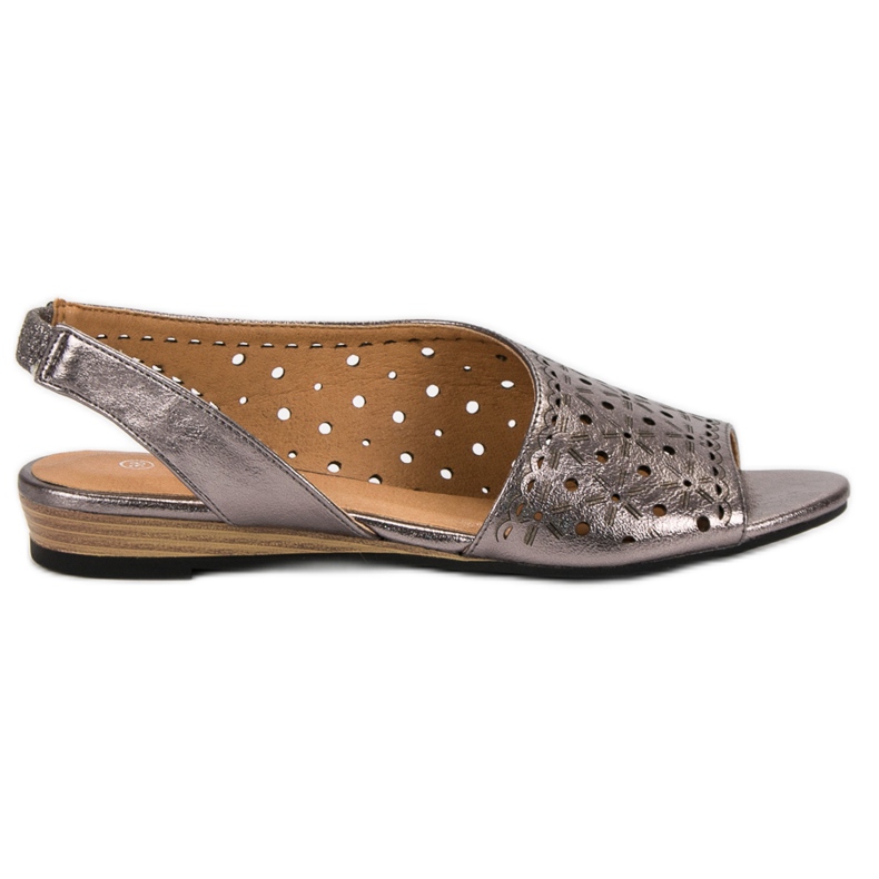 VINCEZA -avoimet sandaalit harmaa