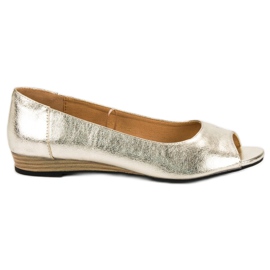 Open Toe VINCEZA -baleriinit keltainen