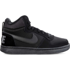 Nike Court Borough Mid Gs 839977 001 musta