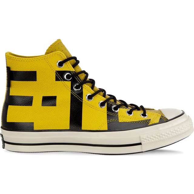 Converse Chuck 70 Gore Tex nahka korkea C163226 Lihavoitu Citron Black Egret musta keltainen