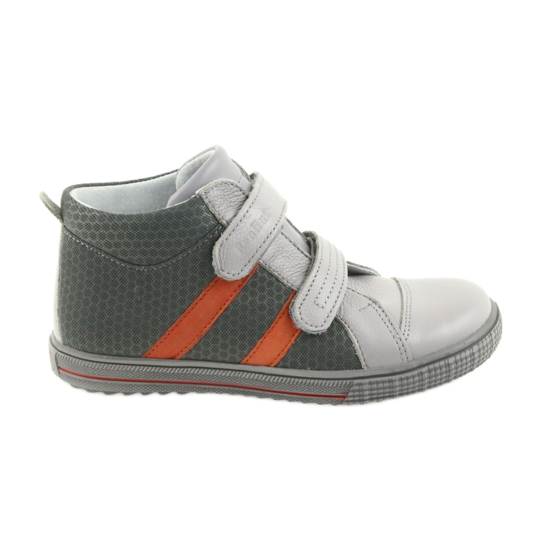 Ren But Rein Shoes Boys Velcro 4275 POPIEL/Oranssi harmaa