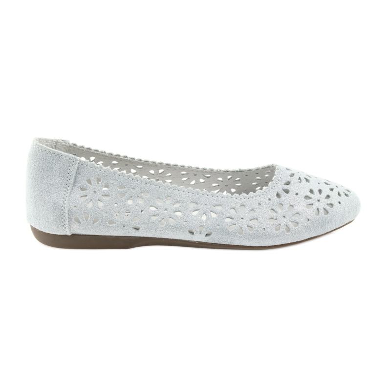 Filippo 680 avoimet ballerinat harmaa
